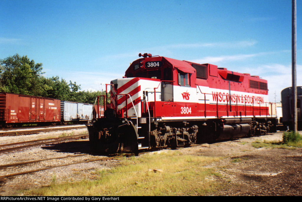 WSOR GP38 #3804 - Wisconsin & Southern